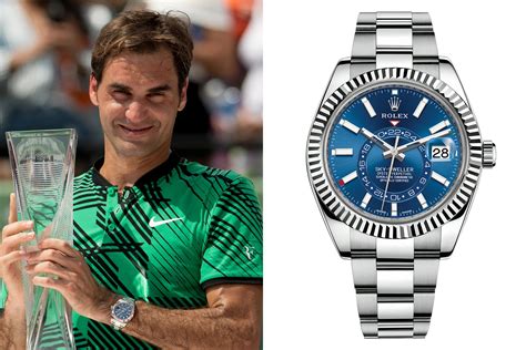 roger federer rolex watch